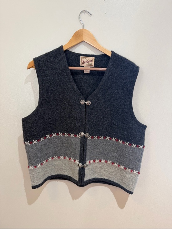 Woolrich Sweaters - Vintage Woolrich Nordic‎ Womens 100% Wool Vest Large